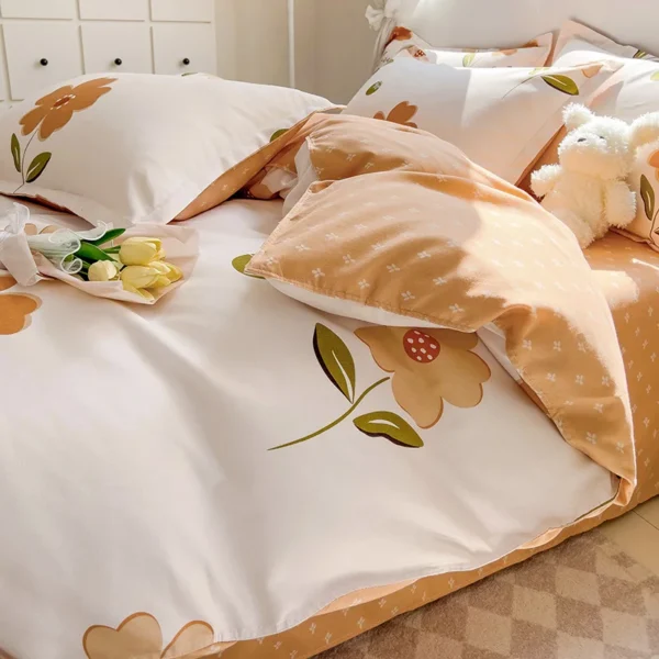 4-piece bedding set comforter set Soft and comfortable for be suited to four seasons Suitable for the room dormitory - Image 2