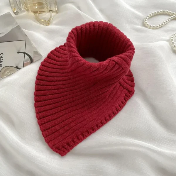 Winter Fashion Autumn Knitted Fake Collar Scarf Women Warm Turtleneck Neck Warmer Detachable Winter Warm Windproof Scarf - Image 6