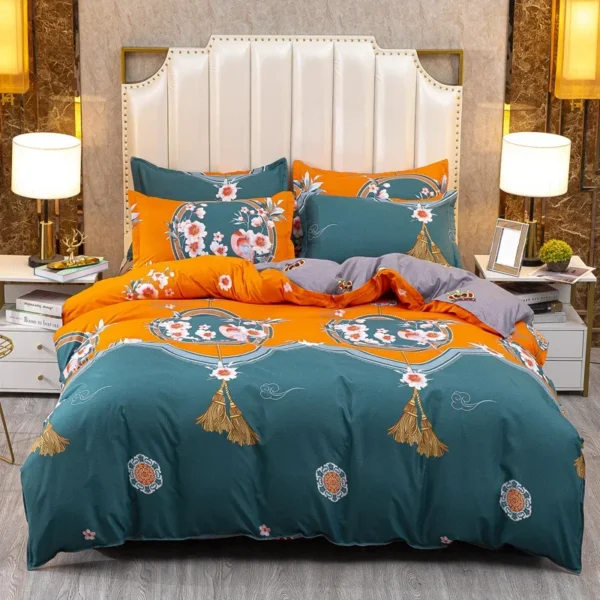 Cartoon Print Home Bedding Set Queen Soft Comfortable Duvet Cover Set with Sheets King Szie Quilt Covers Pillow Cases Bed Linens - Image 6