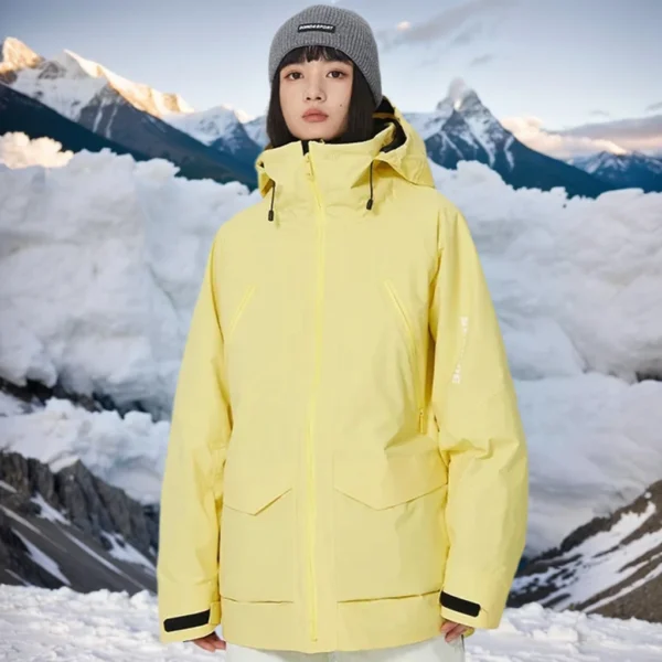 2025 New Couple Winter Skiing Jacket Thickened Warm Woman Ski Hoodie Outdoor Sport Man Snow Clothes Waterproof Windproof Tops - Image 2